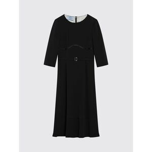 Prada Women Prada Wool And Silk Midi Dress